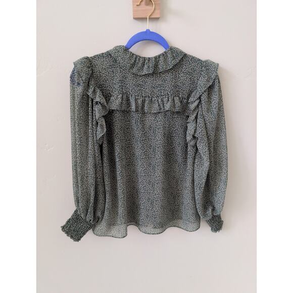 Misa Sacha Top in Green Banana Leaf size XS - Picture 6 of 6